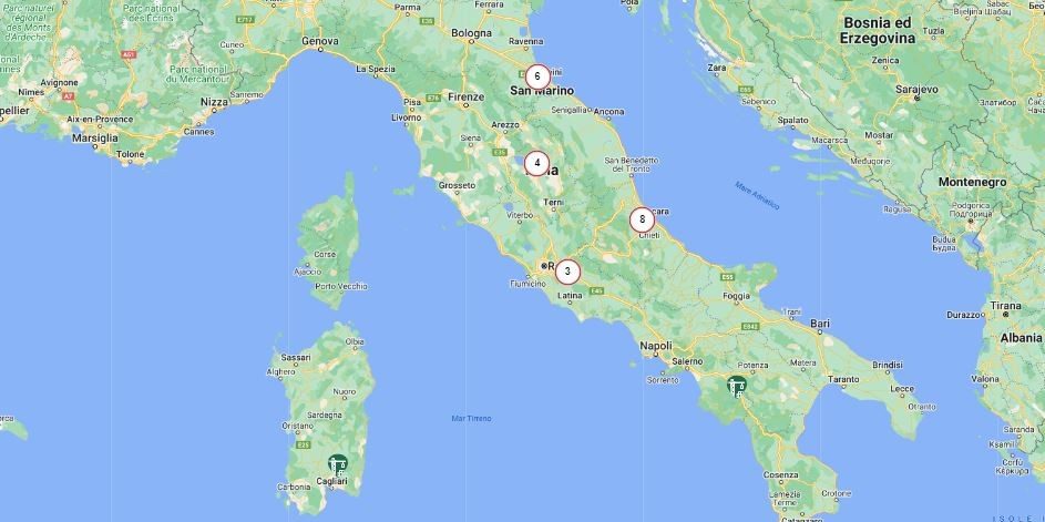 Cartina di imprese edili, posatori esperti