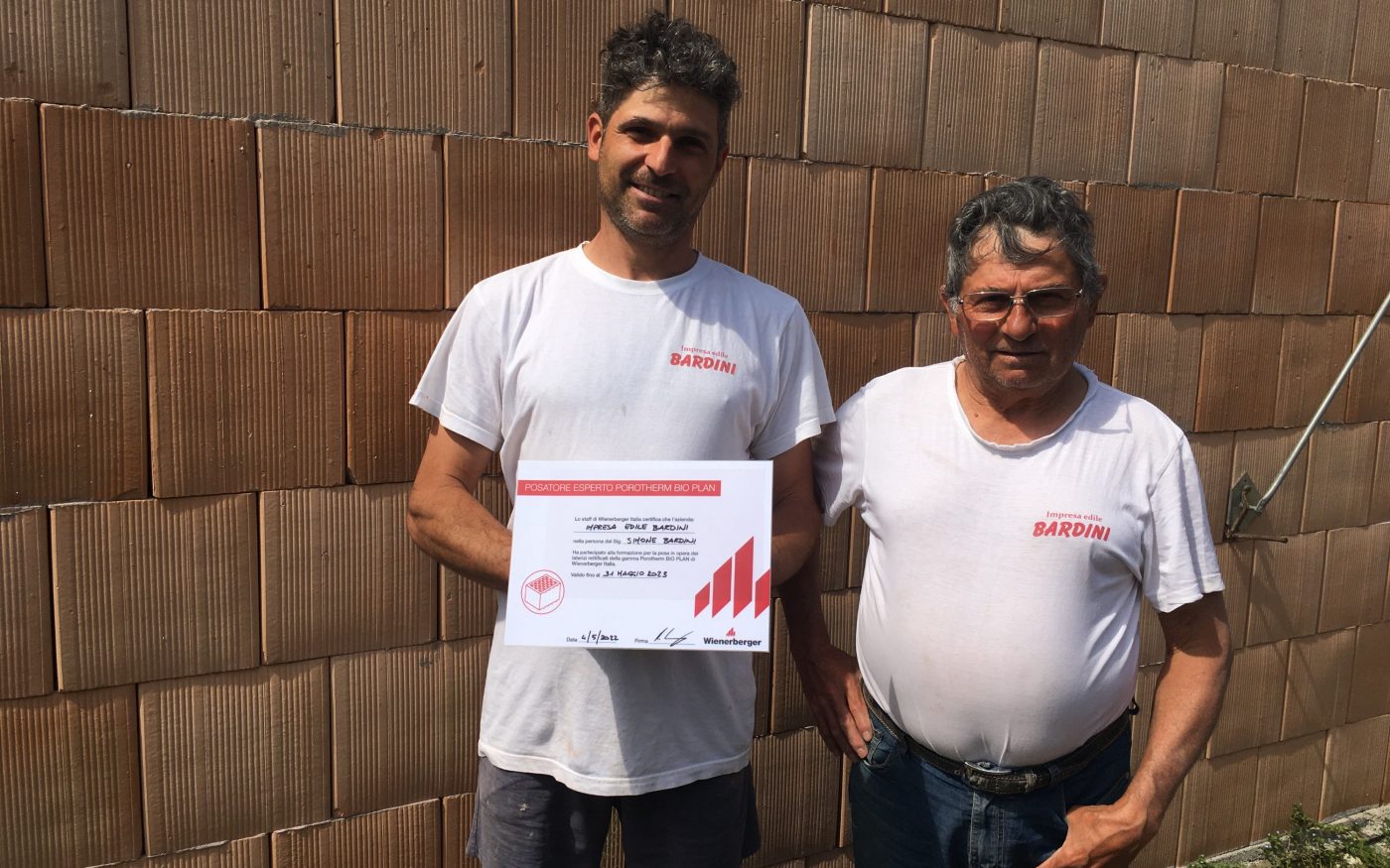Impresa edile Bardini con certificato