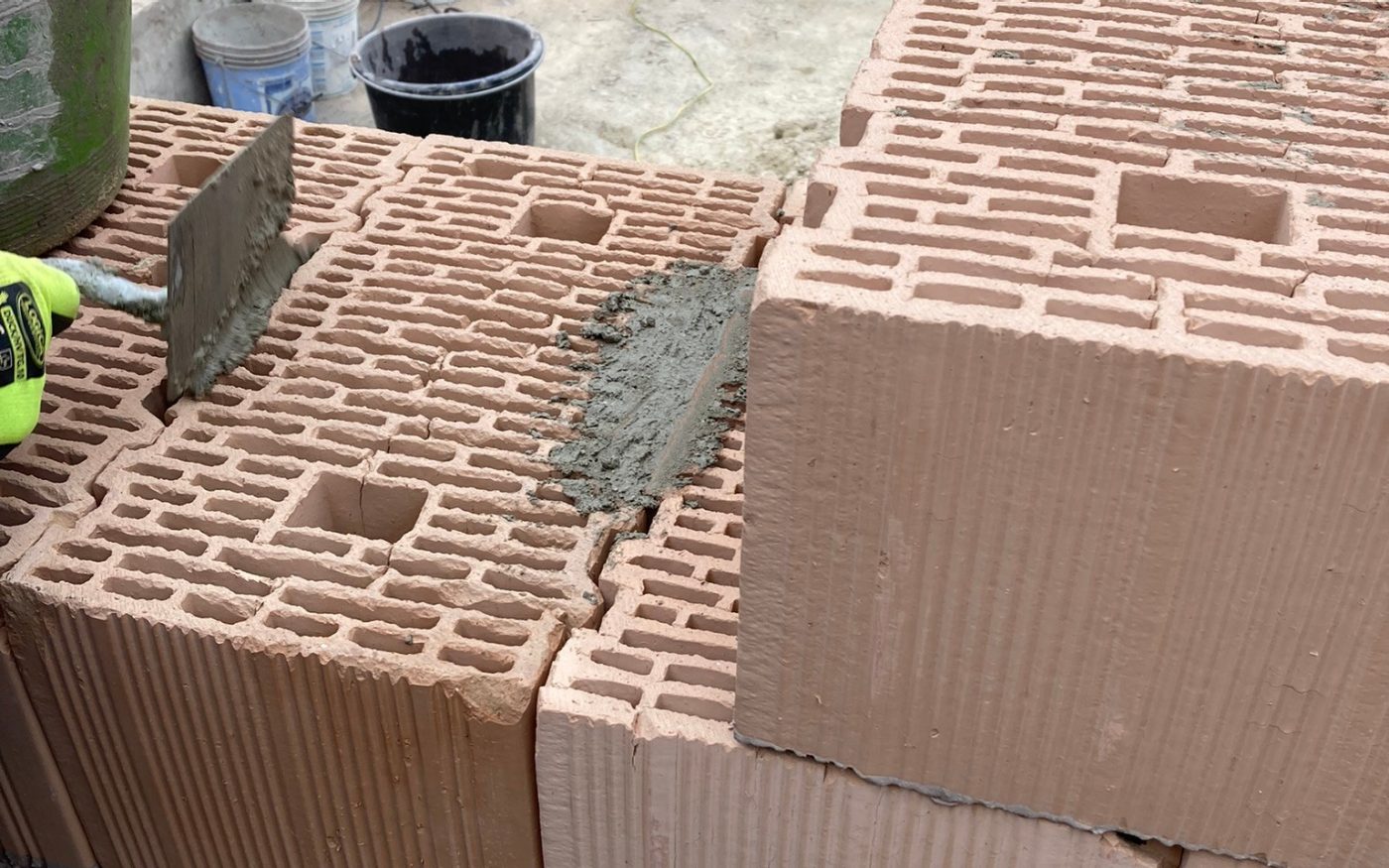 Edil Due Teramo Construction Company installation of Porotherm BIO PLAN