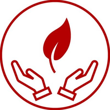 Icon for sustainability, nature, protection, environment, responsibility