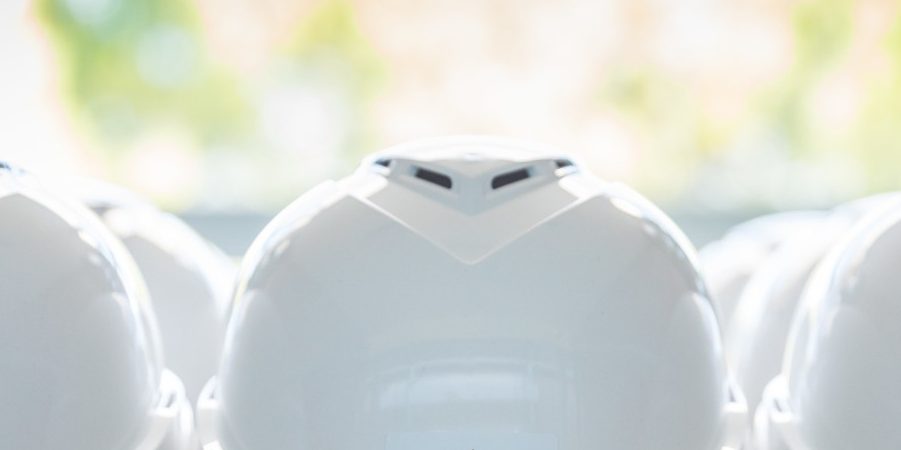 Safety helmets of Wienerberger italy