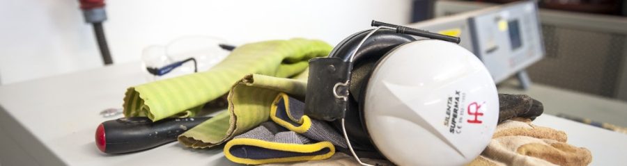 Safety equipment in test laboratory