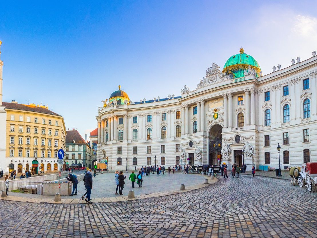 Royal Palace of Hofburg in Vienna, Austria 