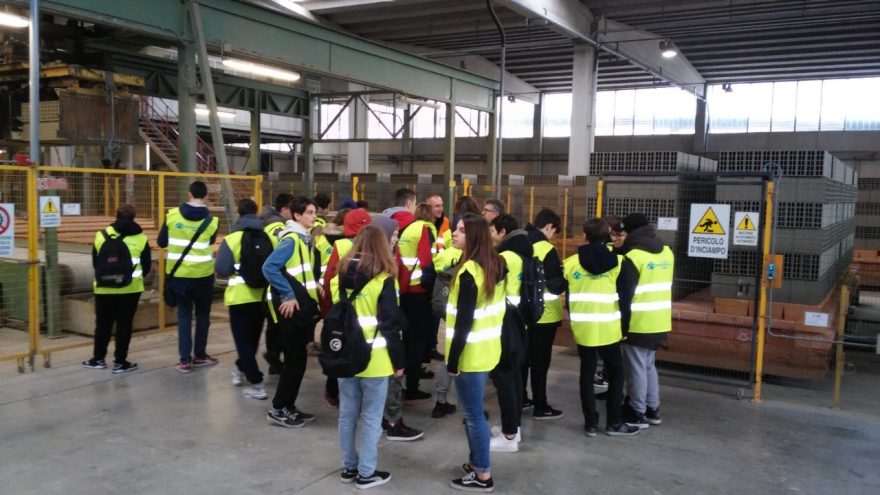 Visits of Geometri from Pesaro of our Bubano plant