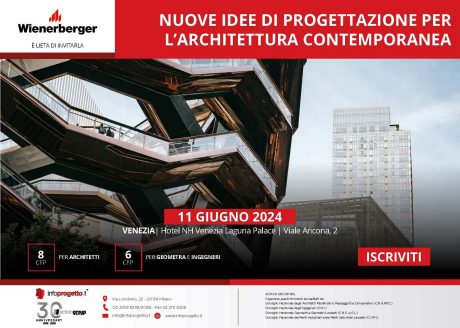 Banner convegno nuove idee di progettazione per l'architettura contemporanea