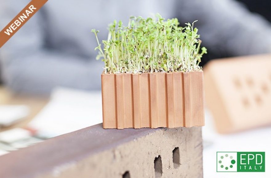 Webinar laterizi e sostenibilità CAM e EPD