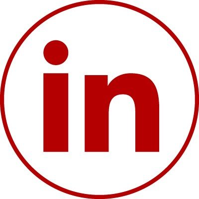 Social media icon for linked in