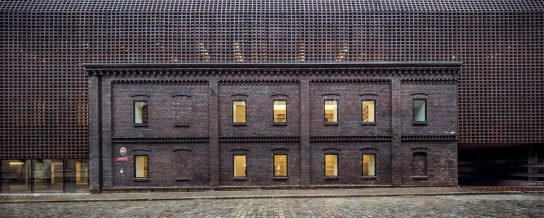 University of Silesia Faculty of Radio and Television; Brick Award 2020 Category "Sharing Public Spaces"; Architects: BAAS Arquitectura, Grupa 5 artchitekci, Maleccy biuro, Photo: Adrià Goula