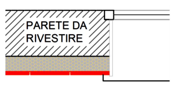 Dettaglio listello dritto a filo foro Terracoat preventivo