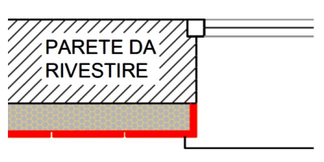 Dettaglio listello ad angolo a filo foro Terracoat preventivo