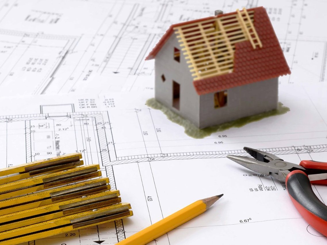 Project with a small house