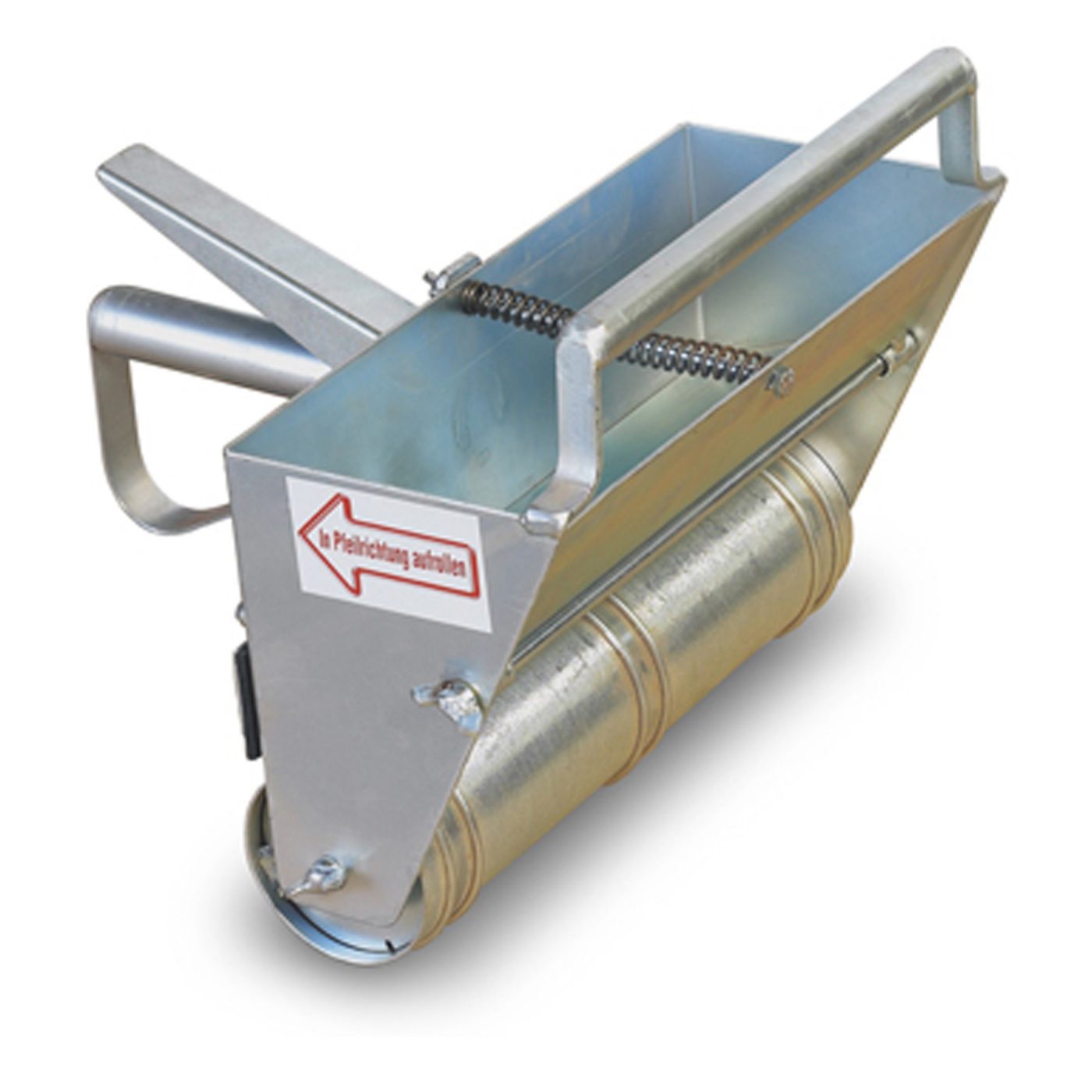 Rullo stendi malta, consente la stesura della malta speciale Porotherm BIO PLAN sui corsi dei blocchi in maniera semplice e precisa.