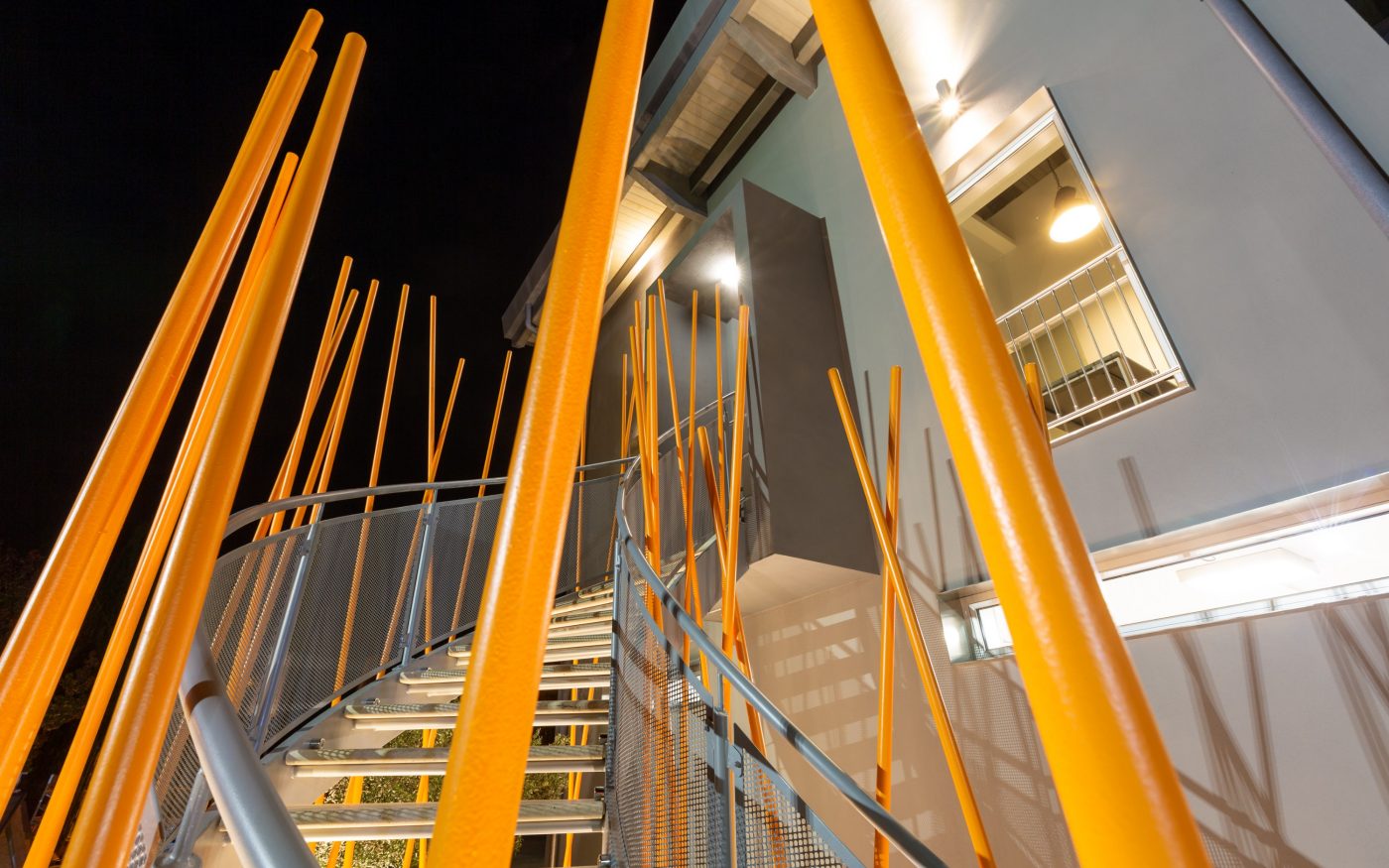 External detail training room of Edilpalmieri Bigmat dealers new construction with Porotherm BIO PLAN 45 T