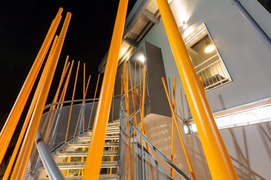 External detail training room of Edilpalmieri Bigmat dealers new construction with Porotherm BIO PLAN 45 T