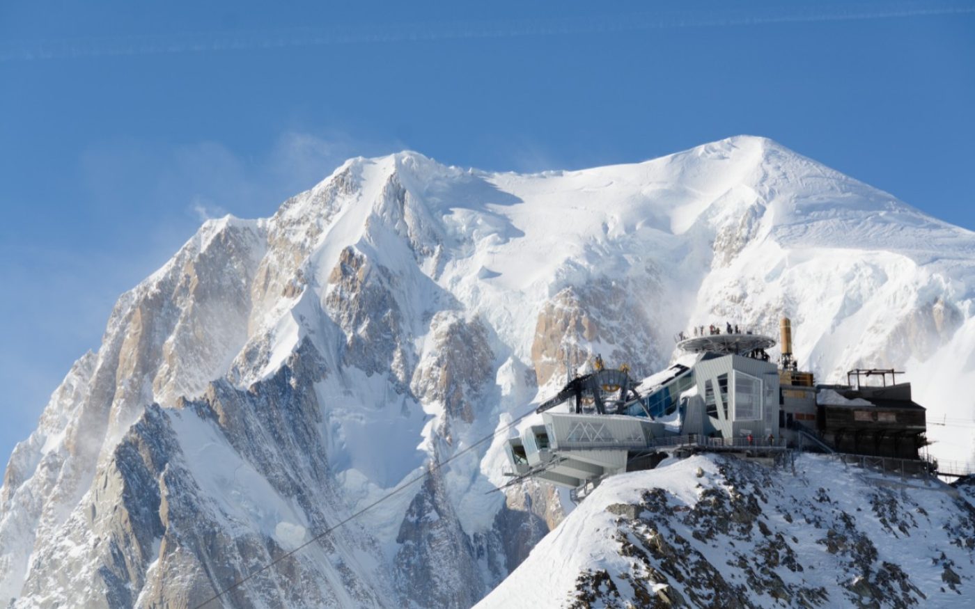 Monte Bianco Cableway Punta Helbronner new construction with Porotherm BIO PLAN 30