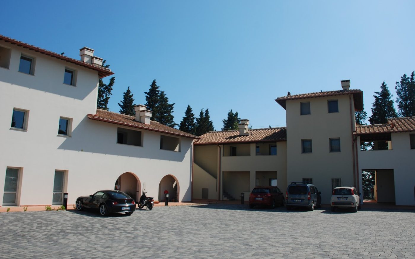 Portion of Borgo Lo Scopeto di Montelupo Fiorentino new construction with Porotherm
