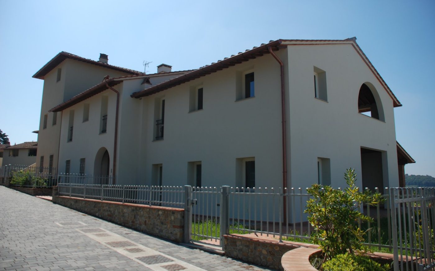 Apartaments of Borgo Lo Scopeto di Montelupo Fiorentino new construction with Porotherm BIO PLAN 38