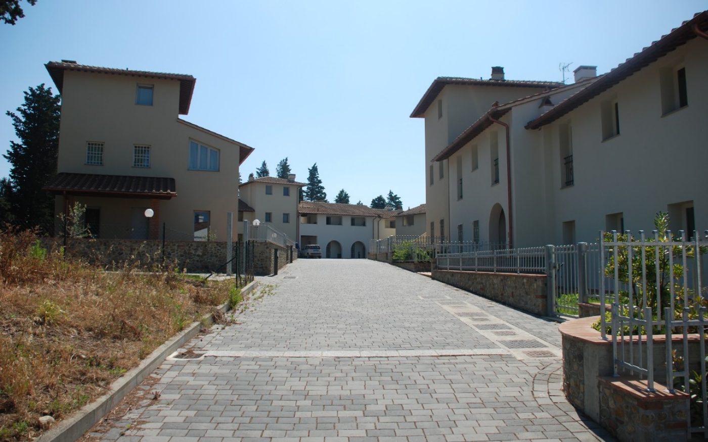 Overview to apartaments of Borgo Lo Scopeto di Montelupo Fiorentino new construction with Porotherm