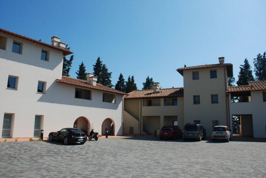 Portion of Borgo Lo Scopeto di Montelupo Fiorentino new construction with Porotherm