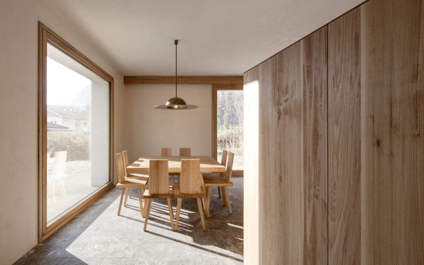 House on Rio dei Molini lunchroom new construction with Porotherm