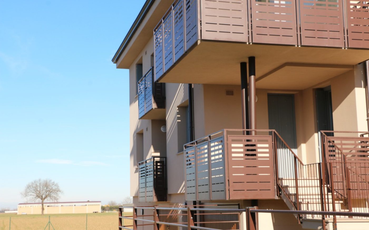 External of multi family house Casainverde new construction with Porotherm PLANA+