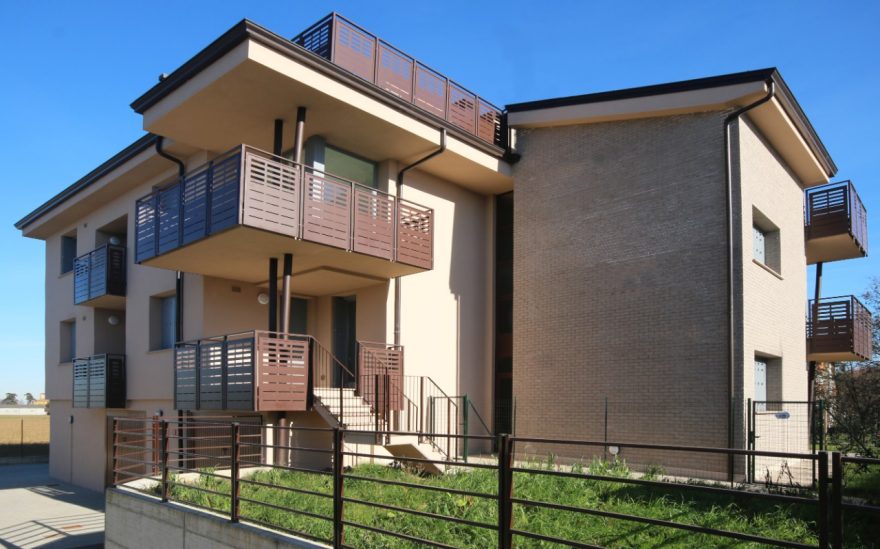 Multi family house Casainverde Parma new construction with Porotherm PLANA+ and BIO PLAN 45 T 