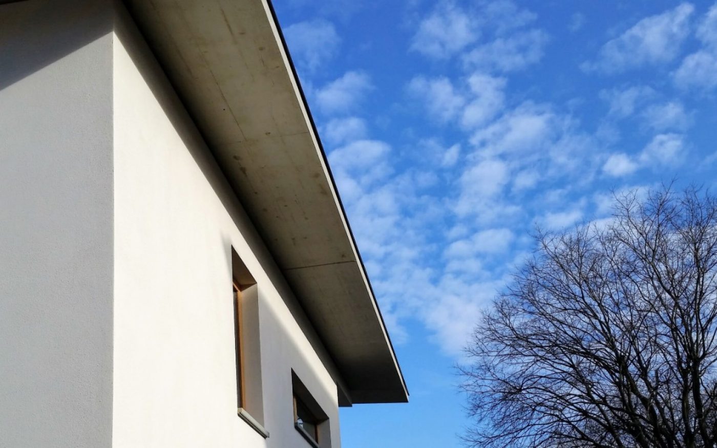 Domus 2020 house wall outside new construction with Porotherm BIO PLAN 38 T