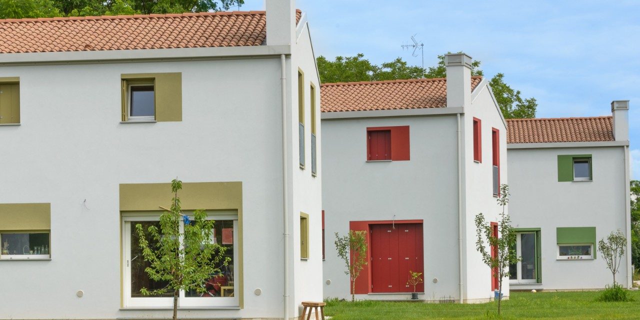 Single family co-housing project from Tamassociati Villorba new construction with Porotherm BIO PLAN 30