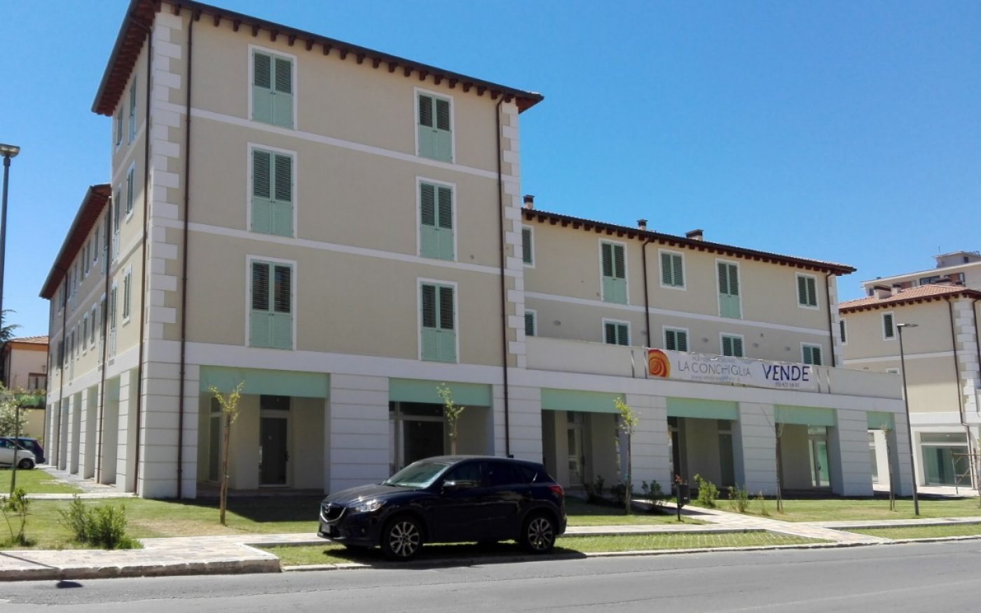 Pardi Architects realized a multi family and non-residential buildings with Porotherm BIO PLAN 45 T