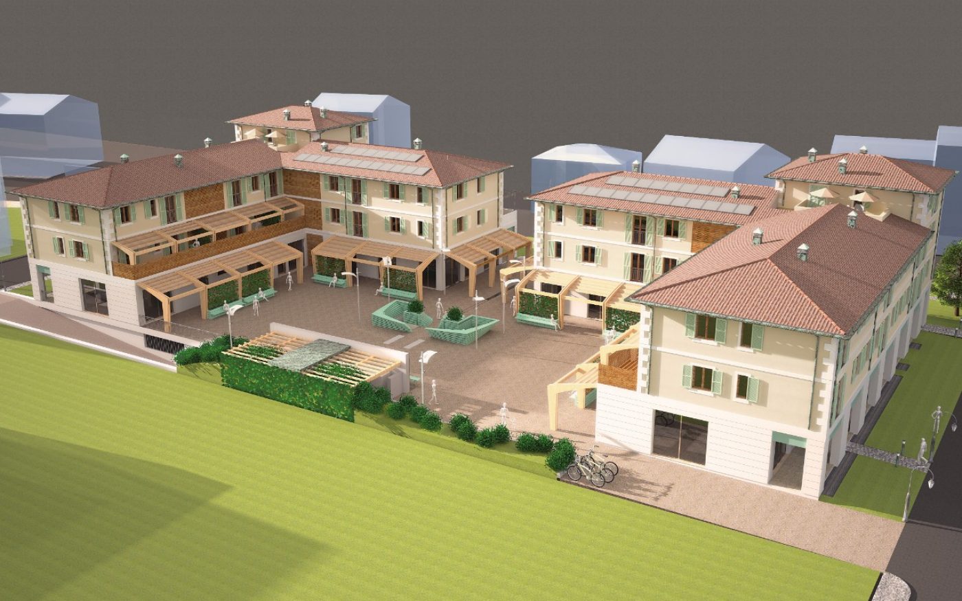 Render Portoferraio project Isola d'Elba of Pardi Architect