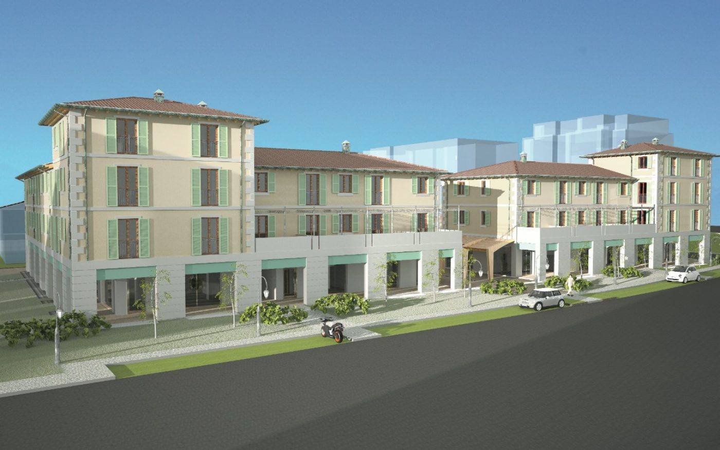 Render Portoferraio Project Isola d'Elba of Pardi Architect