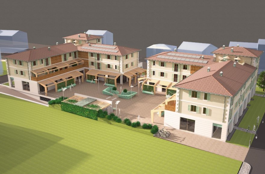 Render progetto Portoferraio Isola d'Elba dell'Architetto Massimiliano Pardi