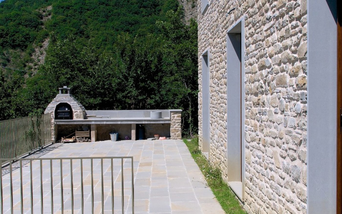 External of Podere Tiglio renovation with Porotherm BIO PLAN 38 T