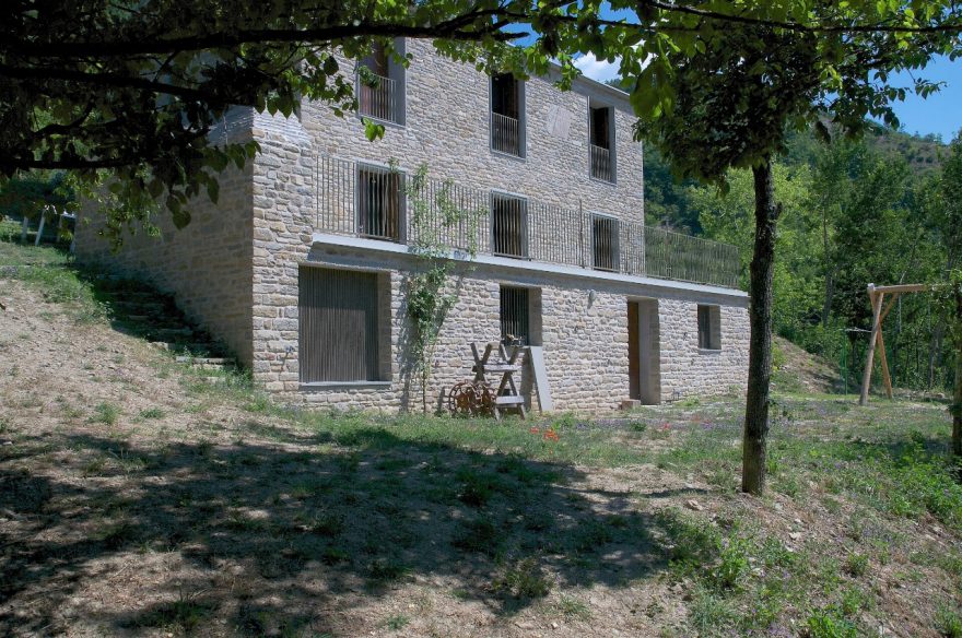 External overview Podere Tiglio renovation with Porotherm