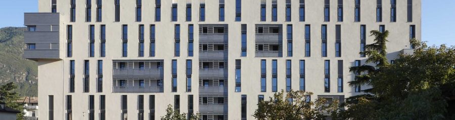 Quartiere Casanova di Bolzano realizzato in laterizio