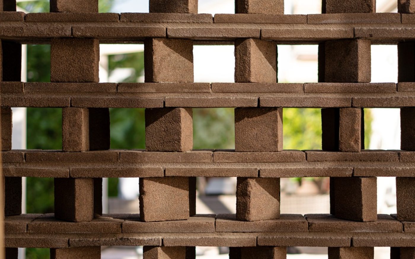 Dettaglio della texture dei mattoni faccia a vista