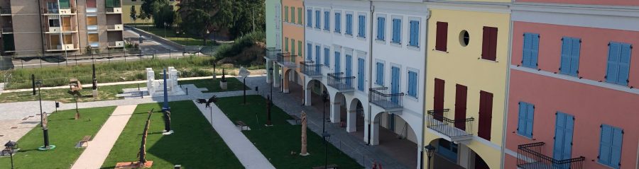 Vista esterna Giardino delle arti a Pieve di Cento