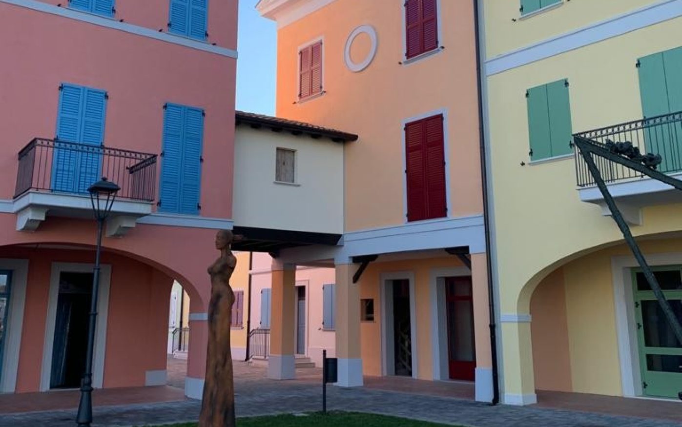 Giardino delle arti a Pieve di Cento vista esterna
