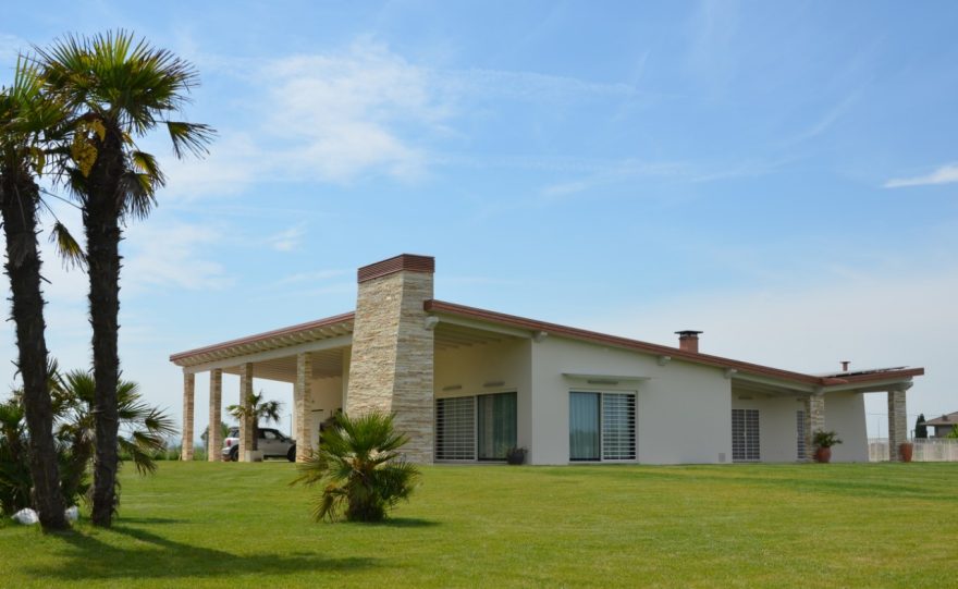 Overview Villa Bellaria of Barogi architects new construction with Porotherm PLAN PLUS 42,5