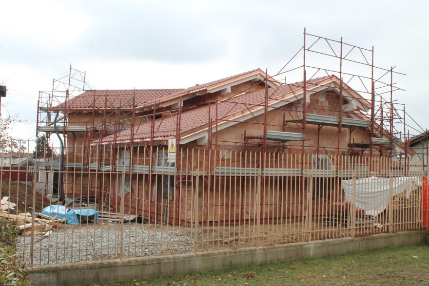 Cantiere villa NZEB a Gaglianico architetto Viazzo