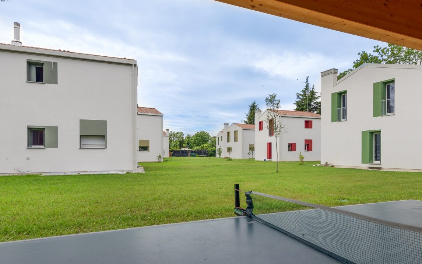 Shared area co-housing Villorba Shared area single family co-housing Villorba Tamassociati new construction with Porotherm BIO PLAN 30