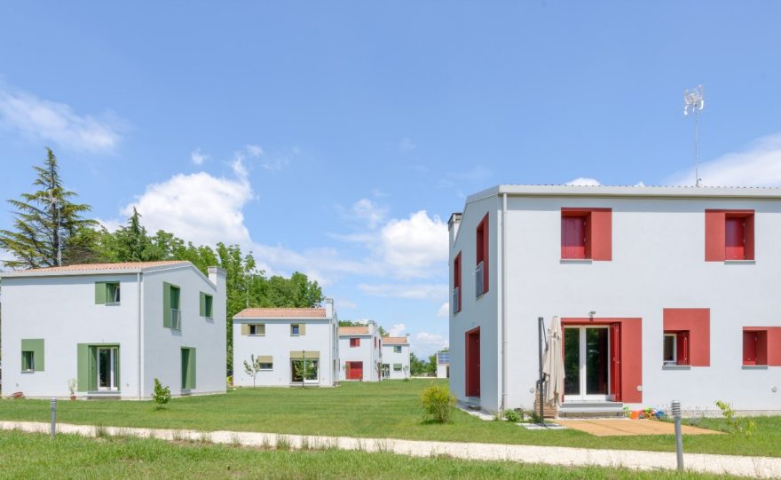 Single family house co-housing to Villorba of Tamassociati architects new construction with Porotherm BIO PLAN 30
