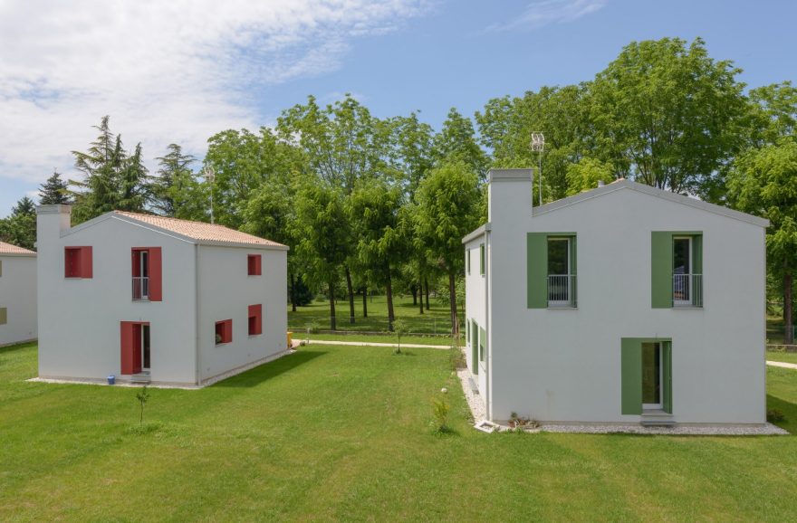 Single family house of co-housind to Villorba of Tamassociati architects new construction with Porotherm BIO PLAN 30