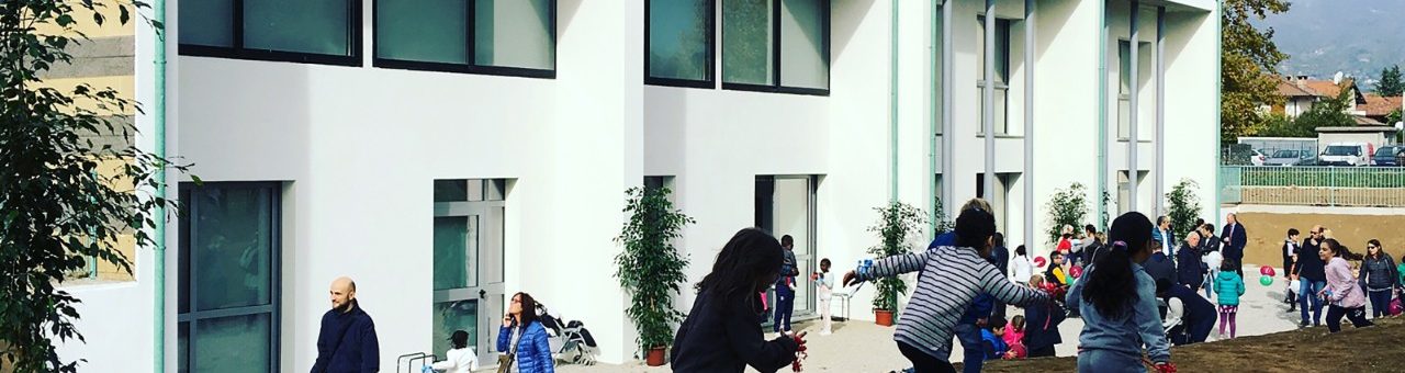 Ampliamento e riqualificazione di una scuola in laterizio a Locate