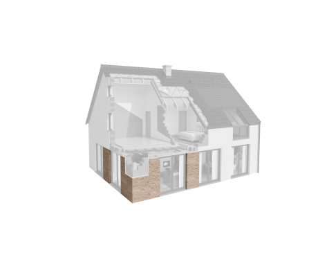 Casa wienerberger 3D Focus Facciata no background