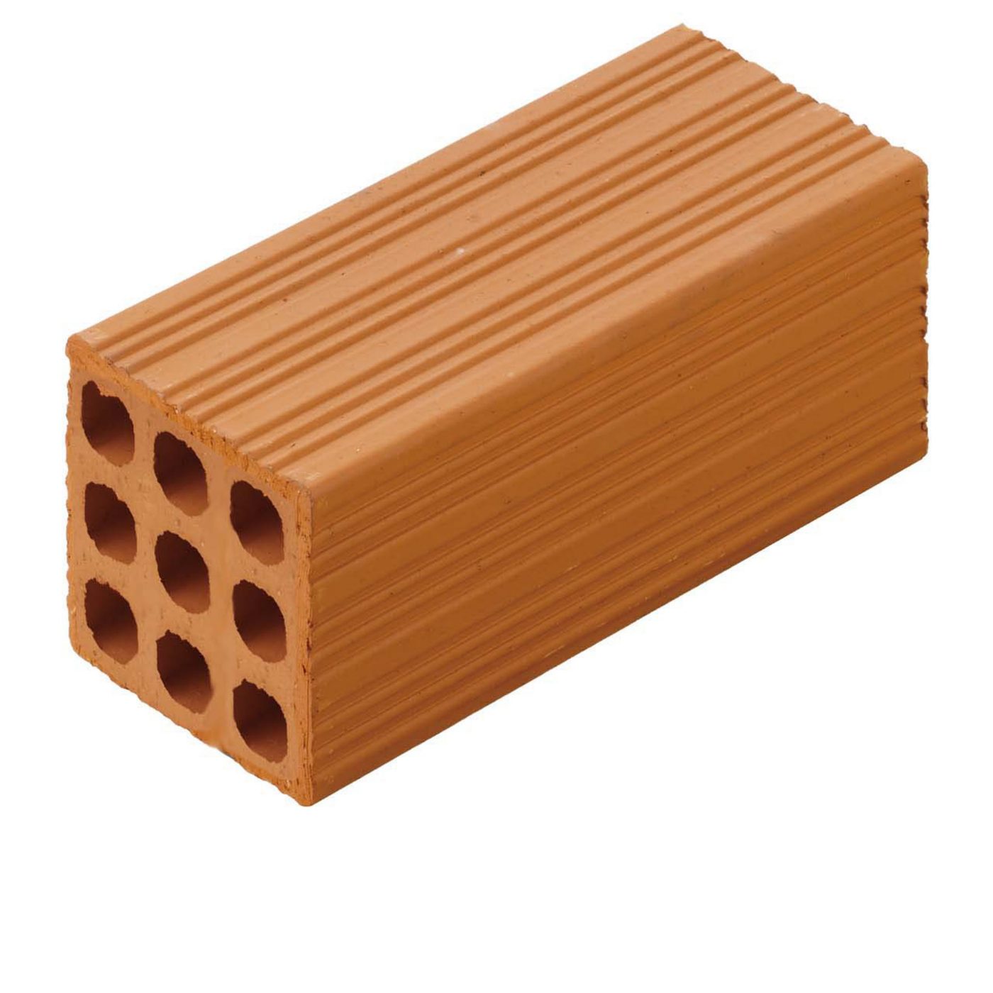 Semipieno 9 fori, mattoni forati pesanti a fori orizzontali da 11 cm di spessore.