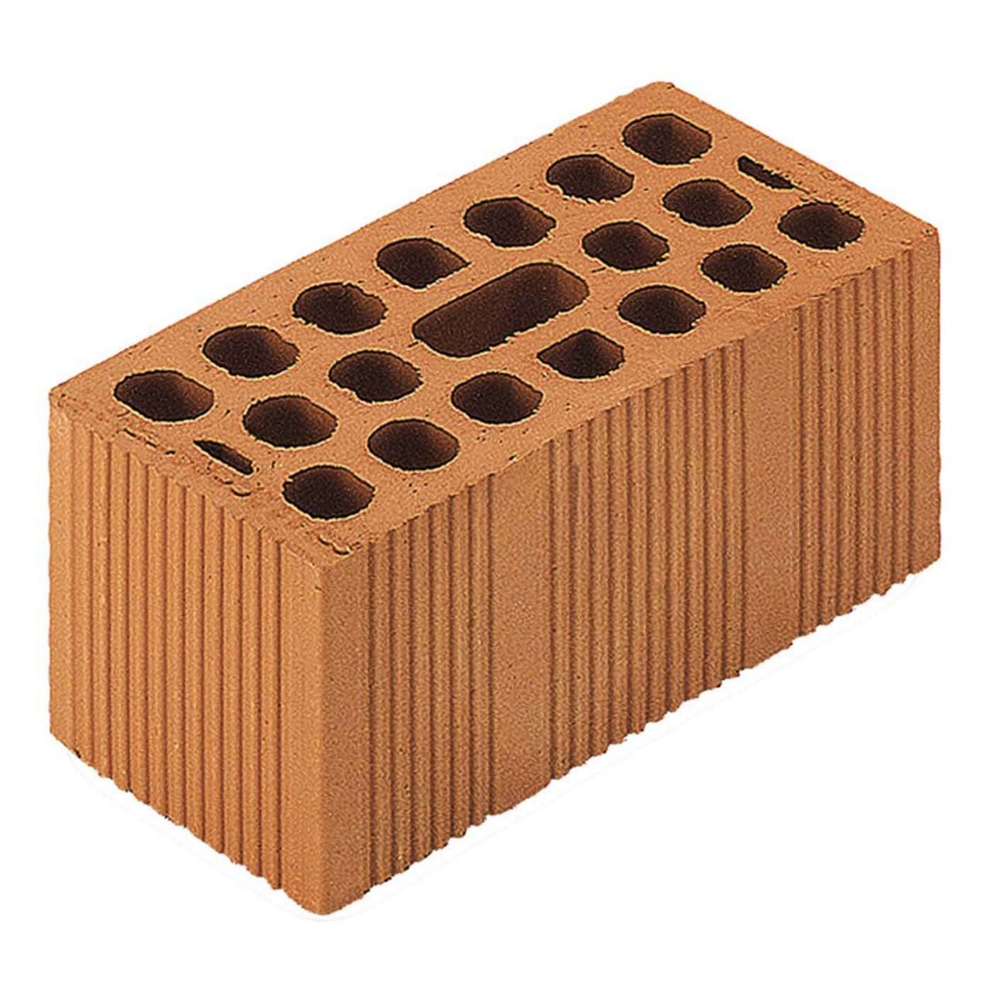 Doppio UNI, mattoni semipieni a fori verticali da 12 cm di spessore.