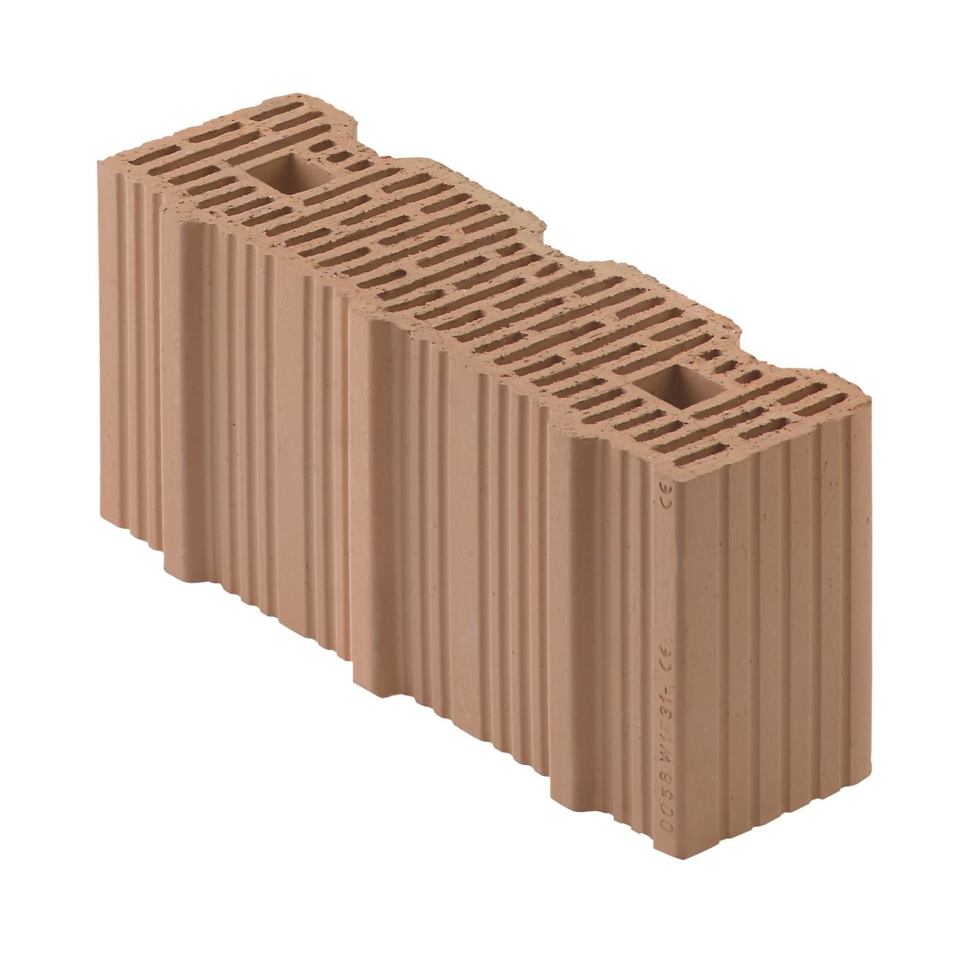 Porotherm BIO inc, mezzo blocco in laterizio a incastro BIO da 40 per murature da tamponamento.