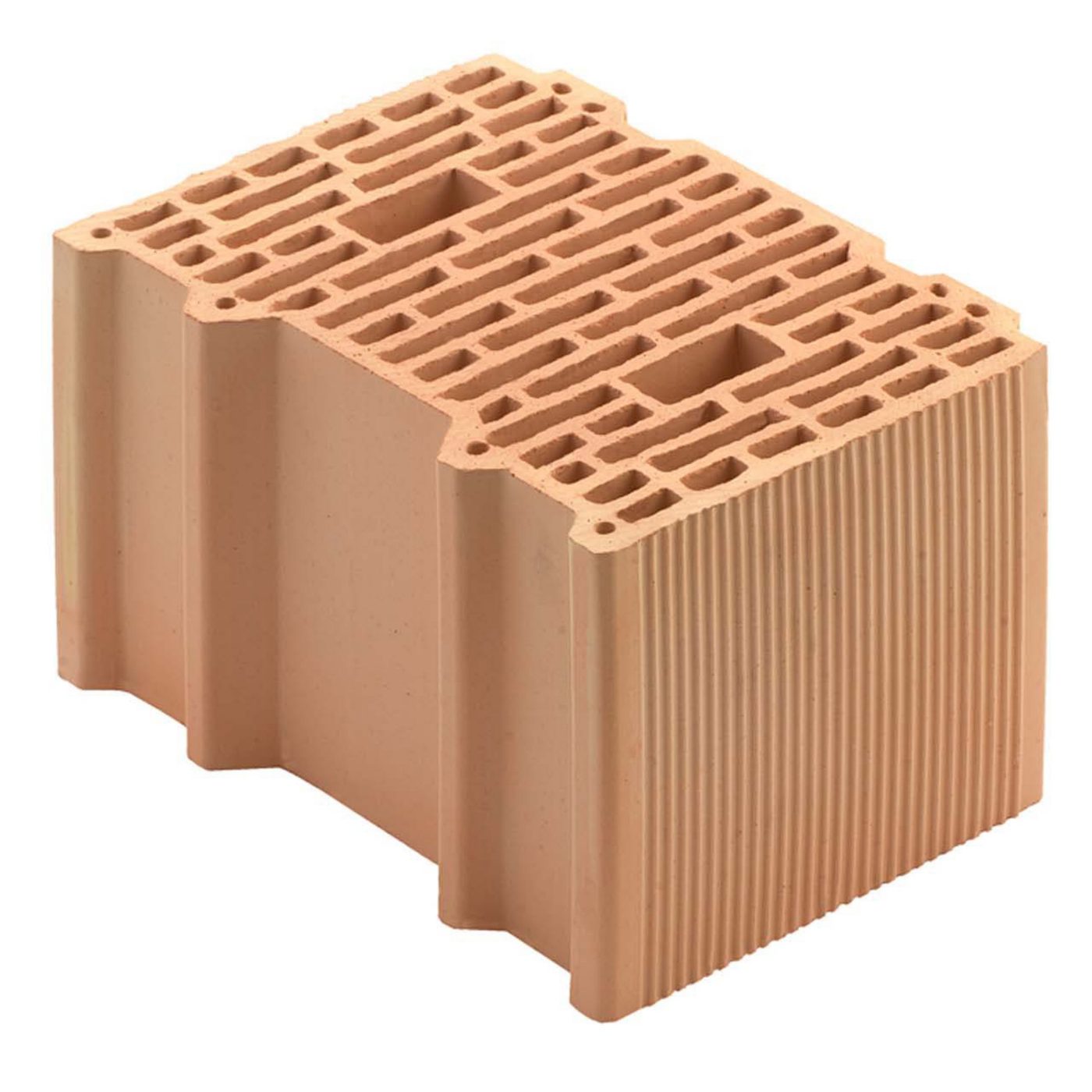 Porotherm BIO inc, blocco in laterizio a incastro BIO da 35 cm di spessore per murature portanti. Ideale per un isolamento termico e sano nel rispetto dell'ambiente.