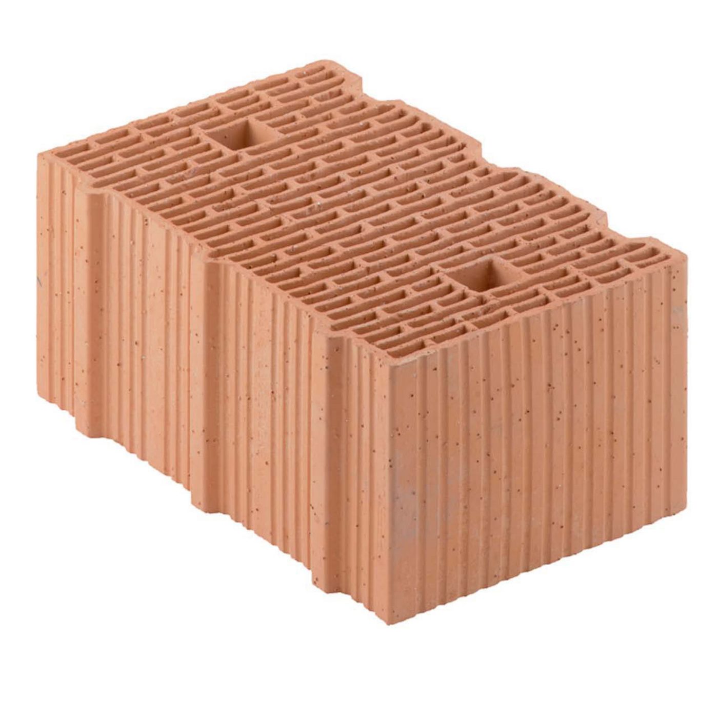 Porotherm BIO inc, blocco in laterizio a incastro BIO da 40 cm di spessore per murature da tamponamento.  Ideale per per un isolamento termico e sano nel rispetto dell'ambiente. 